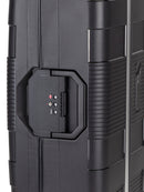 Cellini Safetech Medium 4 Wheel Trolley Case Black