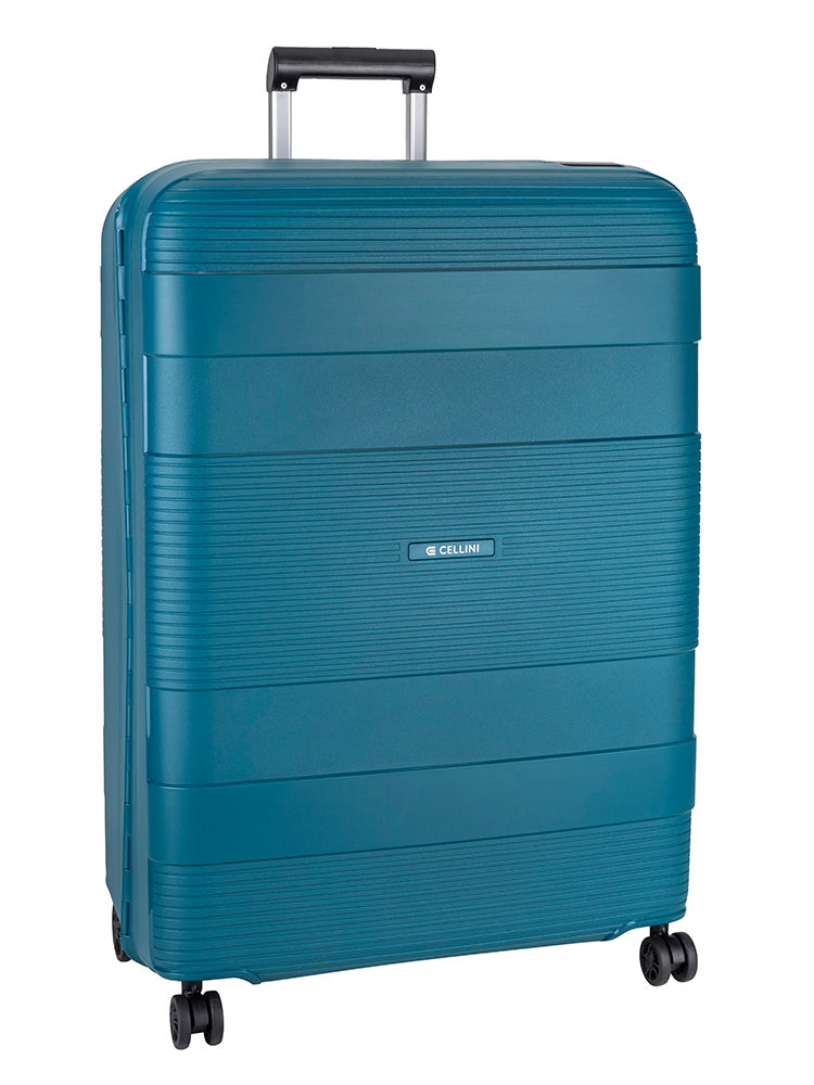 Cellini Safetech Large 4 Wheel Trolley Case Ocean
