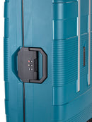 Cellini Safetech Large 4 Wheel Trolley Case Ocean