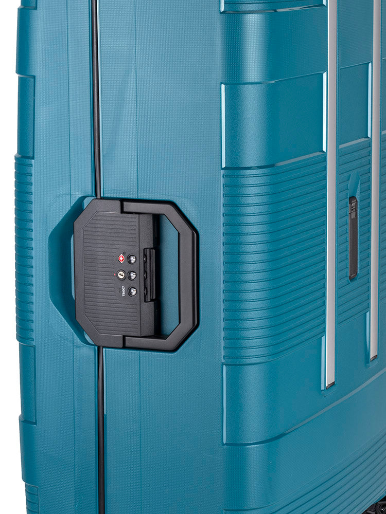 Cellini Safetech Large 4 Wheel Trolley Case Ocean