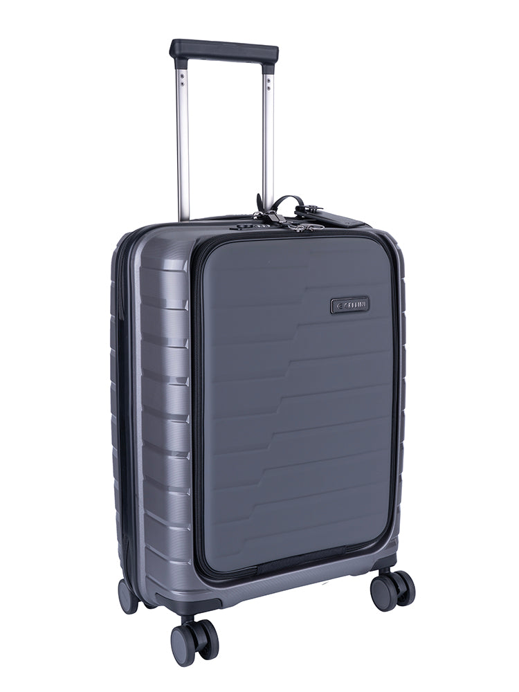 Cellini Microlite Business Soft Front Carry On Trolley Case Grey