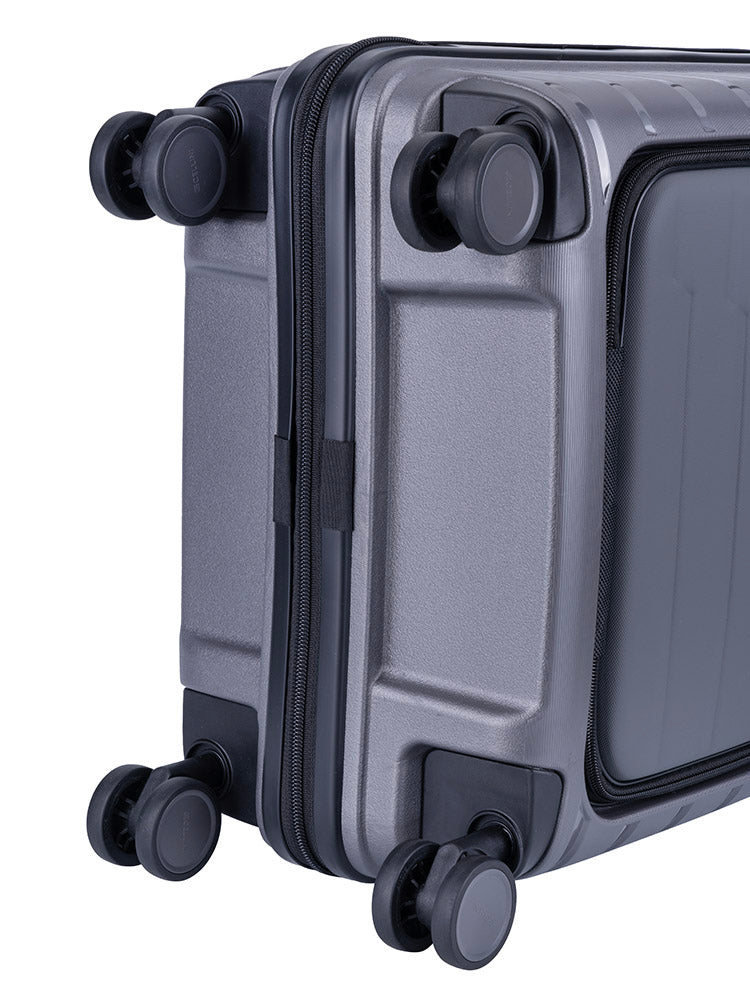 Cellini Microlite Business Soft Front Carry On Trolley Case Grey