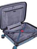 Cellini Microlite Carry On Trolley Case Steel Blue