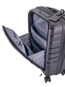 Cellini Microlite Business Soft Front Carry On Trolley Case Black