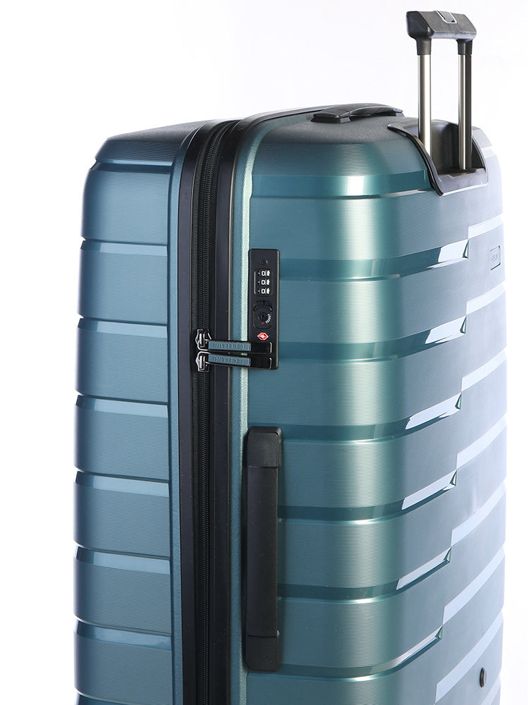 Cellini Microlite Large Trolley Case Steel Blue