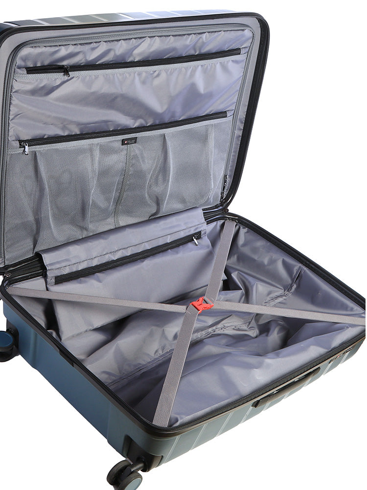 Cellini Microlite Large Trolley Case Steel Blue