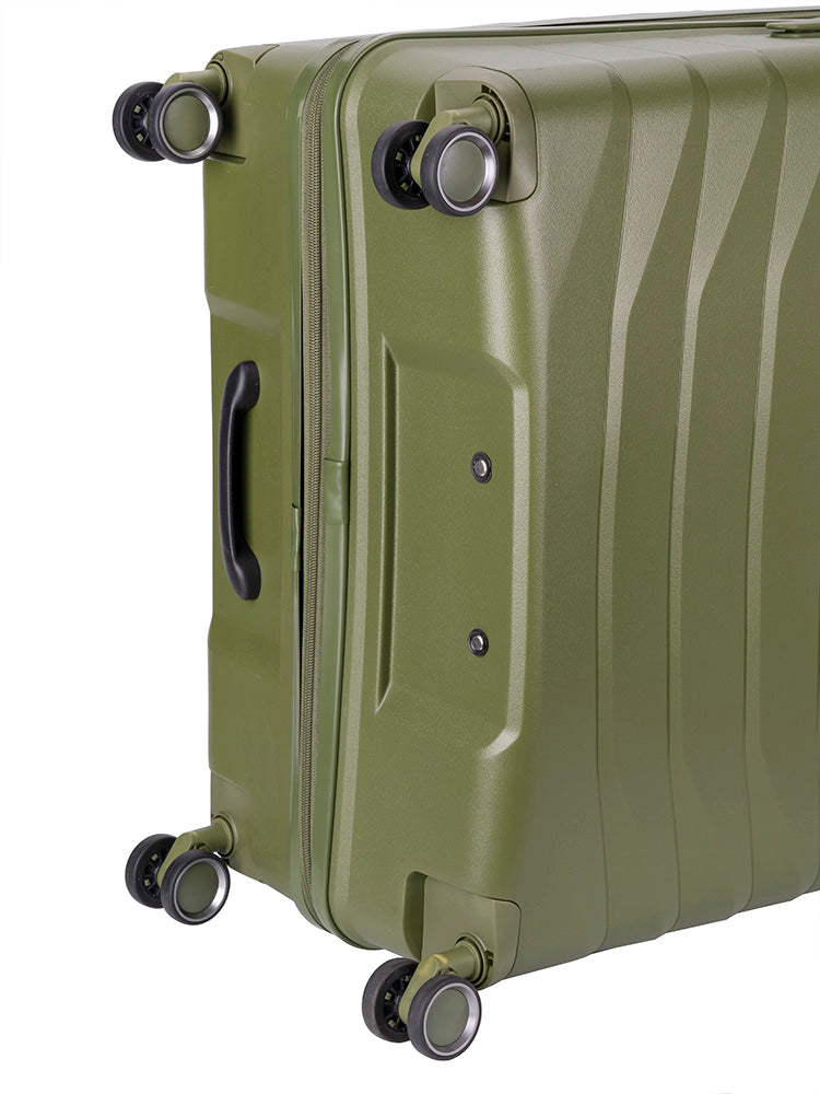 Cellini Grande Extra Large Trolley Case Army Green