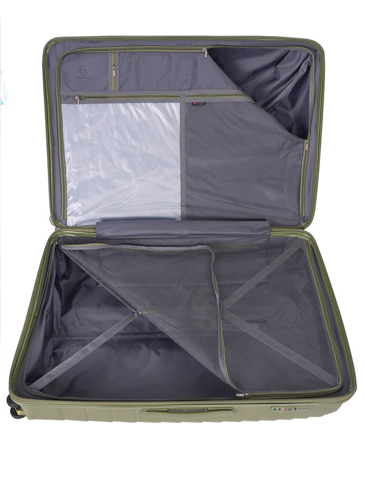 Cellini Grande Extra Large Trolley Case Army Green