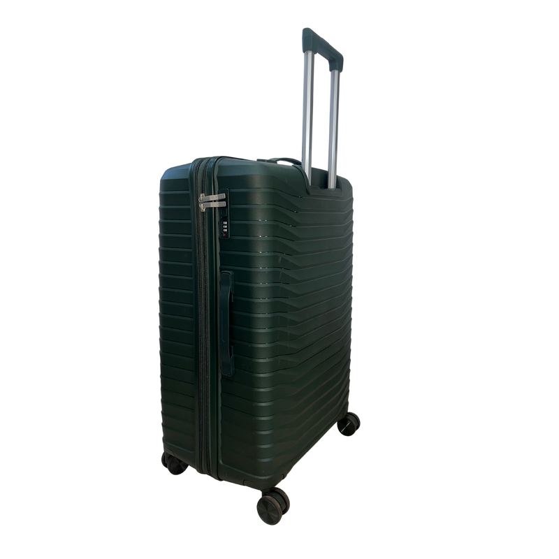 Embassy Chic Cabin Trolley Case Dark Green