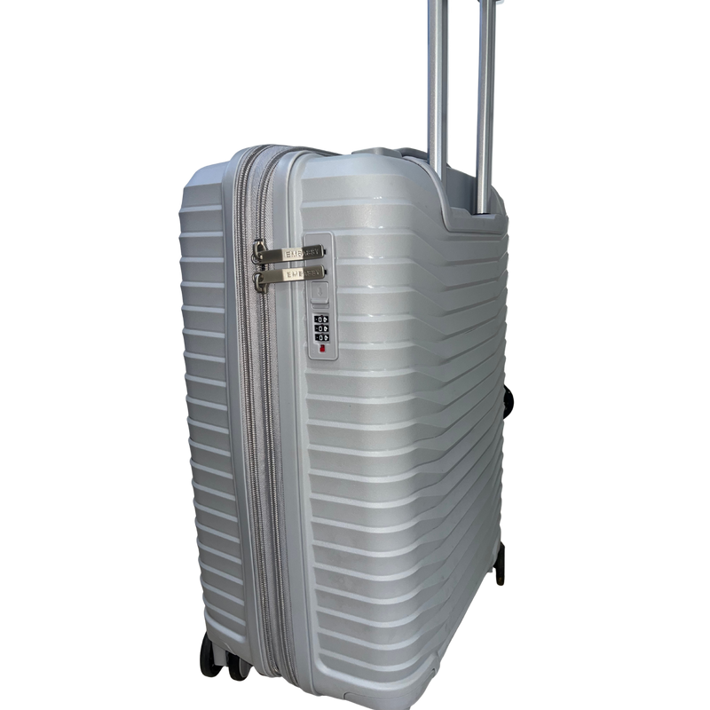 Embassy Chic Medium Trolley Case Silver