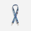 Jekyll & Hide Shoulder Strap Gold Blue Daisy