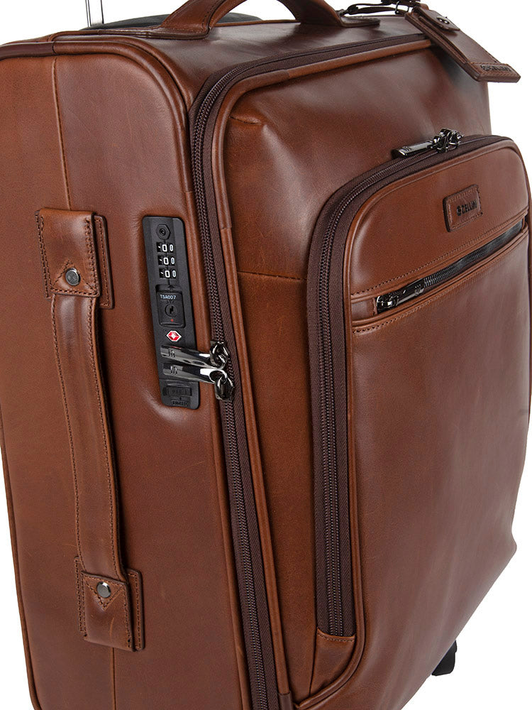 Cellini Infiniti Carry On Trolley Brown