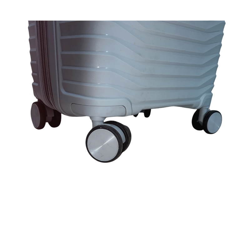 Embassy Chic Medium Trolley Case Silver