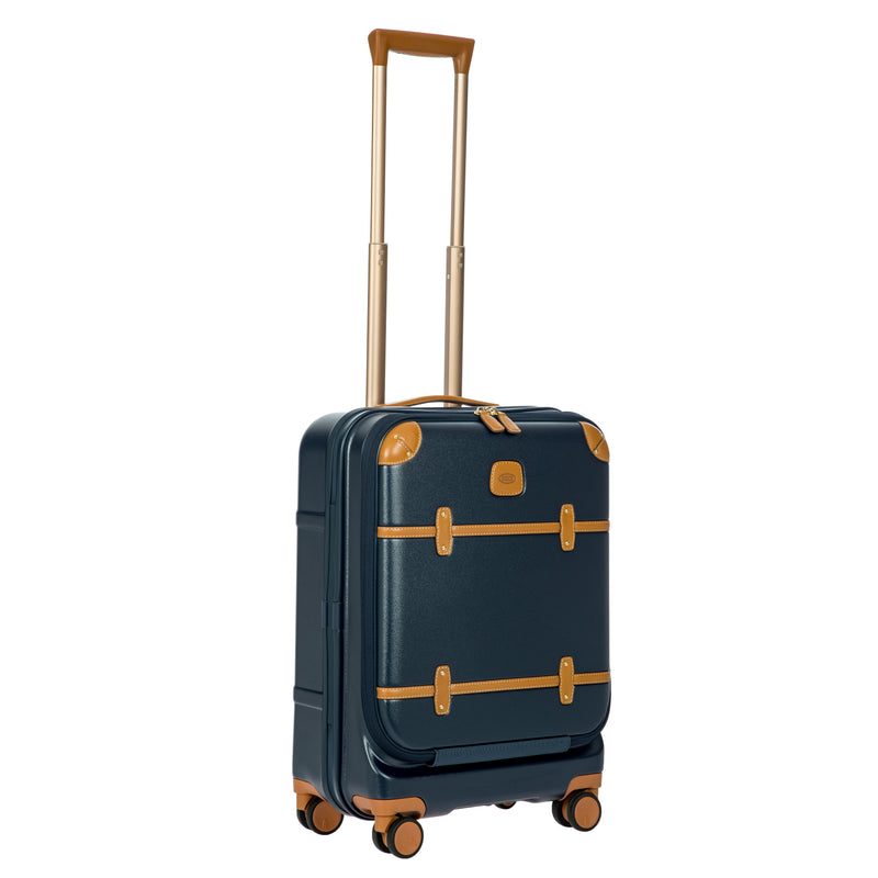 BRICS Bellagio Business Spinner Carry On Blue