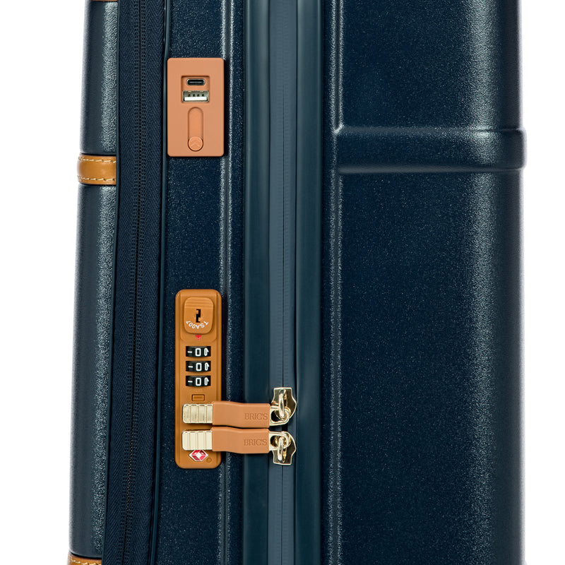 BRICS Bellagio Business Spinner Carry On Blue