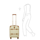 BRICS Bellagio 55cm Spinner Trunk With Organiser Cream