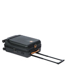 Bric's Capri Carry On with Front Pocket Trolley Case Black