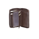 Dakar Wave Leather Zip Around Medium Wallet