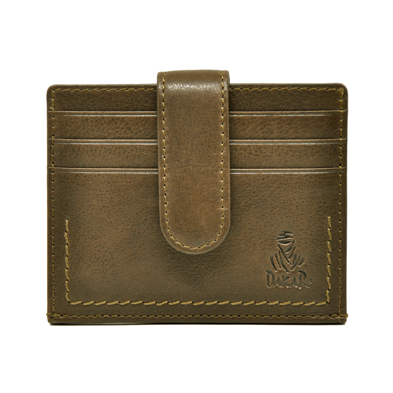 Dakar Stone Leather Card Holder