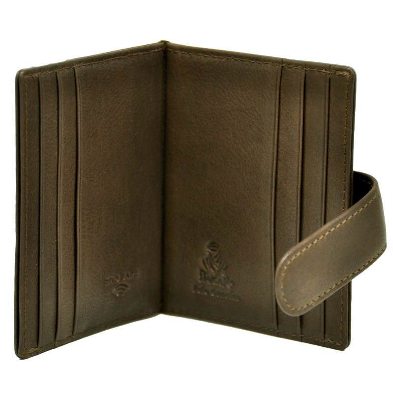 Dakar Stone Leather Card Holder