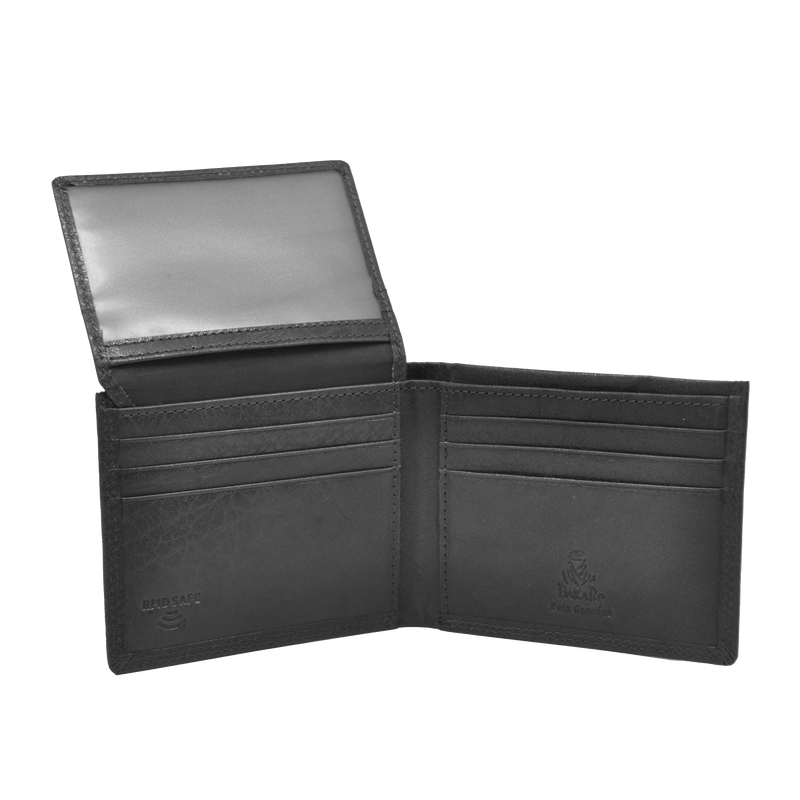 Dakar Wild Leather Wallet 10cc Black