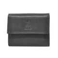 Dakar Wild Leather Trifold Wallet Black