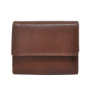 Dakar Wild Leather Trifold Wallet Brown