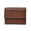 Dakar Wild Leather Trifold Wallet Brown