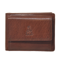 Dakar Wild Leather Mini Wallet 6cc & coins Brown