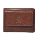 Dakar Wild Leather Mini Wallet 6cc & coins Brown