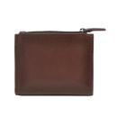 Dakar Wild Leather Slim Double Credit Card Holder 9 cc, Notes & Coins Brown