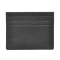 Dakar Wild Leather Credit Card Holder 6 cc Black