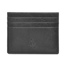 Dakar Wild Leather Credit Card Holder 6 cc Black