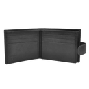 Dakar Wild Leather Wallet with Tab 9cc & coins Black