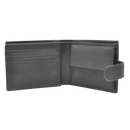 Dakar Wild Leather Wallet with Tab 9cc & coins Black