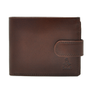 Dakar Wild Leather Wallet with Tab 9cc & coins Brown