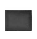 Dakar Wild Leather Wallet with Tab 9cc, Zip & coins Black