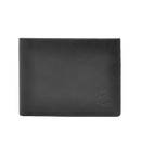Dakar Wild Leather Wallet with Tab 9cc, Zip & coins Black