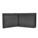 Dakar Wild Leather Wallet with Tab 9cc, Zip & coins Black