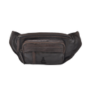 Dakar Wash Leather Waist Bag Brown
