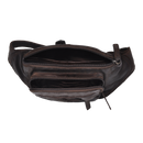 Dakar Wash Leather Waist Bag Brown