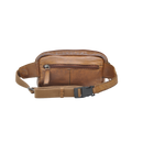 Dakar Wash Leather Waist Bag Camel