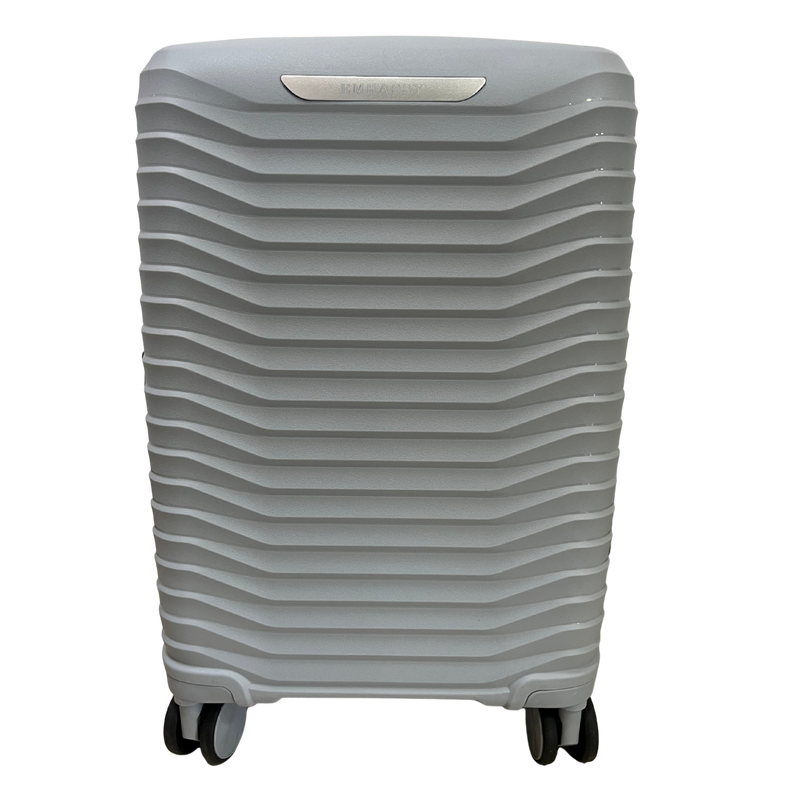 Embassy Chic Large Trolley Case Silver