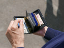 Ogon V2L Anodised Aluminium Smart Case Card Wallet Stone Grey