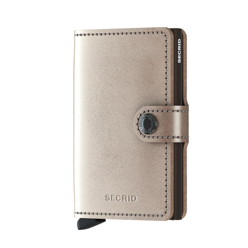 Secrid Miniwallet Metallic Champagne