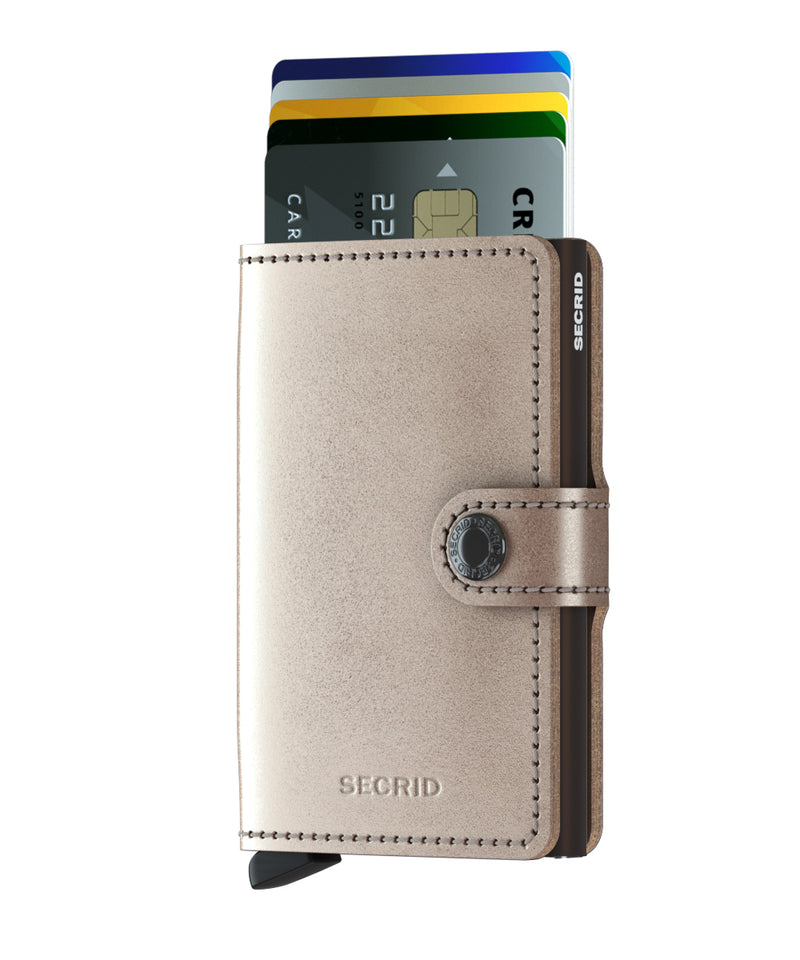 Secrid Miniwallet Metallic Champagne