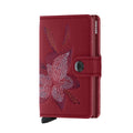 Secrid Miniwallet Stitch Magnolia Rosso