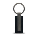 Porsche Design Leather Keyring Metal Bar Black