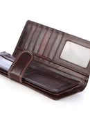 Polo Kenya Large Concertina Purse Brown