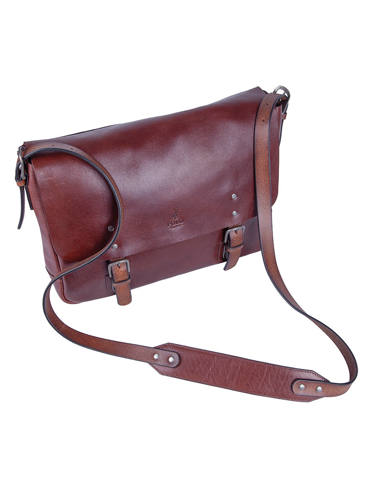 Polo Leather Osaka Messenger Brown